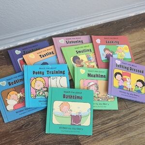 Lot of 10 Vintage Joy Berry Teach Me About Books The Senses & Daily Routines